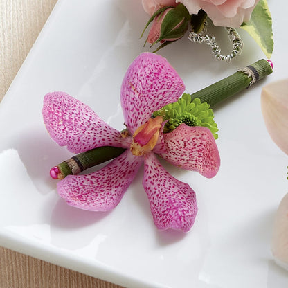 Pink Mokara Boutonniere – MILAM FLORAL & GREENHOUSE, Havre MT