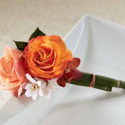Sunset Dream Boutonniere – MILAM FLORAL & GREENHOUSE, Havre MT