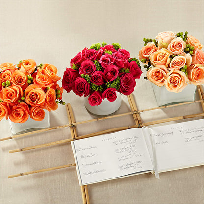 Dawn Rose Centerpiece – MILAM FLORAL & GREENHOUSE, Havre MT