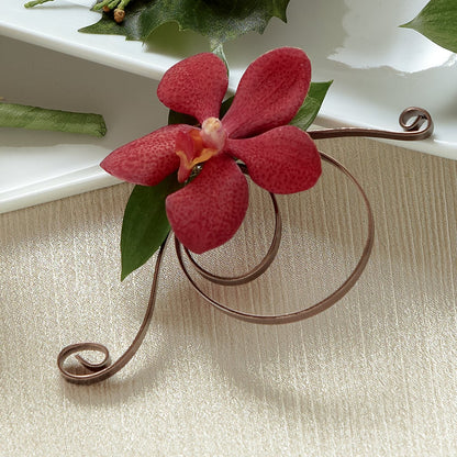 Red Mokara Boutonniere – MILAM FLORAL & GREENHOUSE, Havre MT